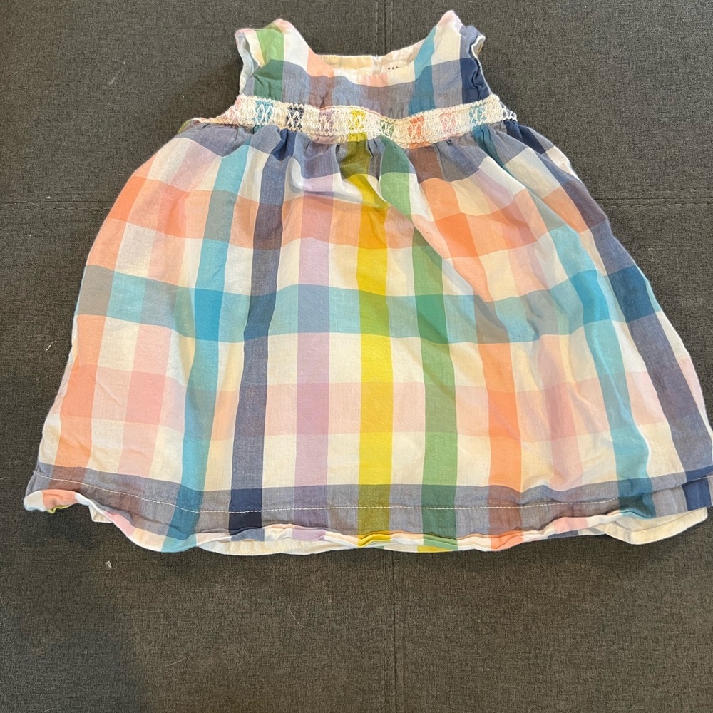 GAP Colorful Plaid Dress